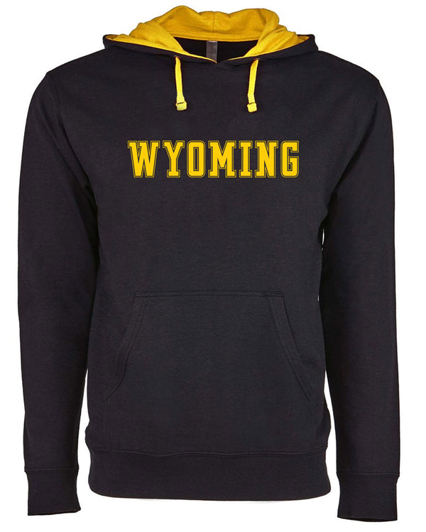 Statement - Wyoming - Hoodie Black and Gold