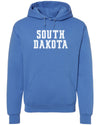 Statement - South Dakota - Lightweight Hoodie Periwinkle Blue