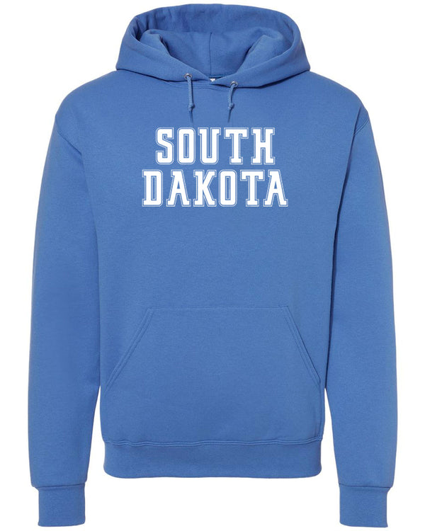 Statement - South Dakota - Lightweight Hoodie Periwinkle Blue