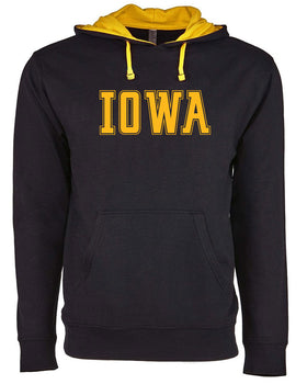 Statement - Iowa - Hoodie Black and Gold